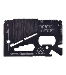 Multitool AZYMUT TOOL CARD multifunctional card - 13 tools + case 85/53 mm (H-O200930TC)