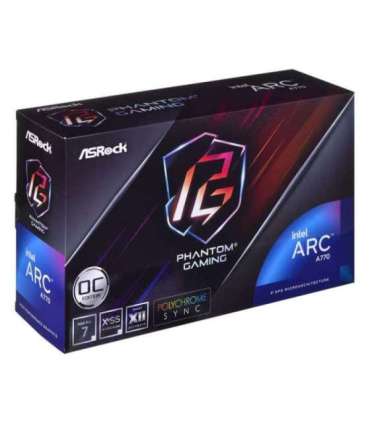 ASRock Phantom Gaming Arc A770 Intel 16 GB OC graphics card
