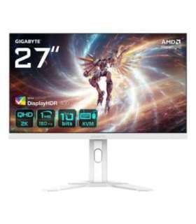 GIGABYTE M27QA ICE 27" QHD Gaming Monitor - 2560 x 1440, 180Hz, 1ms, 350 cd/m², FreeSync, Display HDR400, HDMI 2.1,