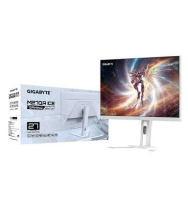 GIGABYTE M27QA ICE 27" QHD Gaming Monitor - 2560 x 1440, 180Hz, 1ms, 350 cd/m², FreeSync, Display HDR400, HDMI 2.1,