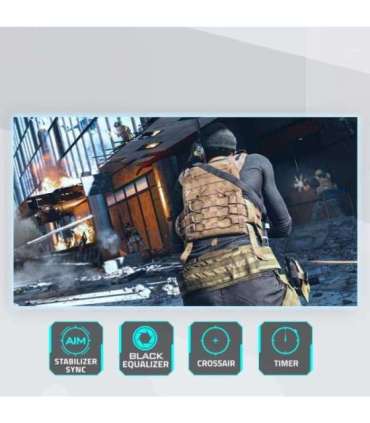 GIGABYTE M27QA ICE 27" QHD Gaming Monitor - 2560 x 1440, 180Hz, 1ms, 350 cd/m², FreeSync, Display HDR400, HDMI 2.1,