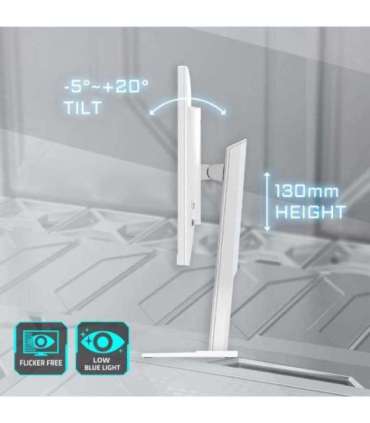 GIGABYTE M27QA ICE 27" QHD Gaming Monitor - 2560 x 1440, 180Hz, 1ms, 350 cd/m², FreeSync, Display HDR400, HDMI 2.1,