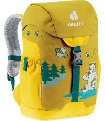 Deuter Schmusebar Children's hiking backpack Yellow