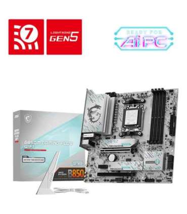 MSI B850M GAMING PLUS WIFI AMD B850 Socket AM5 micro ATX