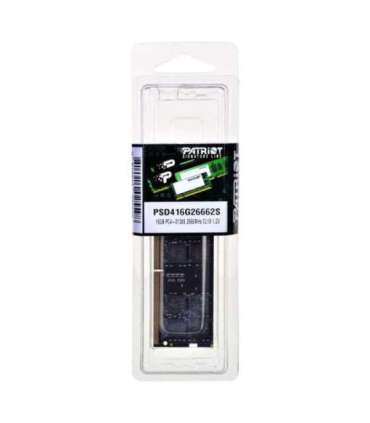 Patriot Memory PSD416G26662S memory module 16 GB DDR4 2666 MHz