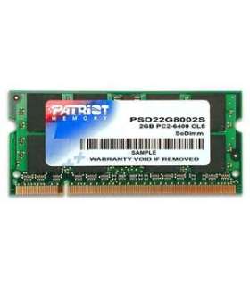 Patriot Memory DDR2 2GB CL5 PC2-6400 (800MHz) SODIMM memory module