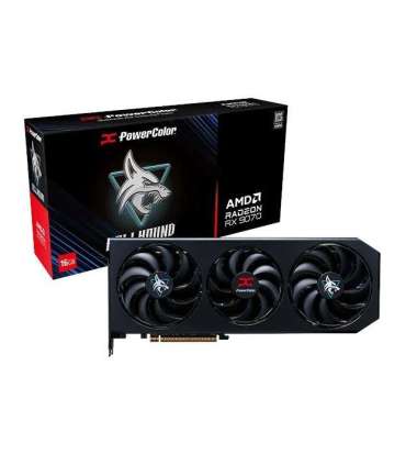 Graphics card. PowerColor Hellhound RX9070 16G-L/OC