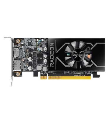Graphics card. ASROCK RX 6400 LP 4GB