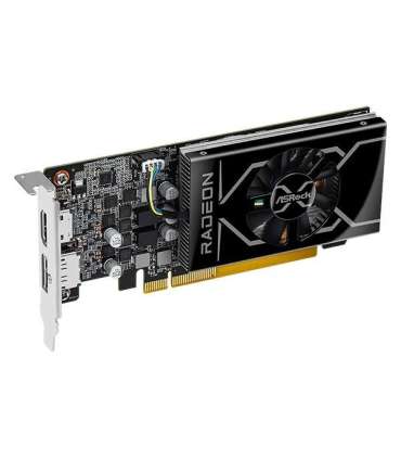 Graphics card. ASROCK RX 6400 LP 4GB