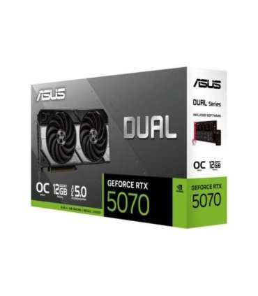 ASUS Dual NVIDIA GeForce RTX 5070 OC 12 GB graphics card