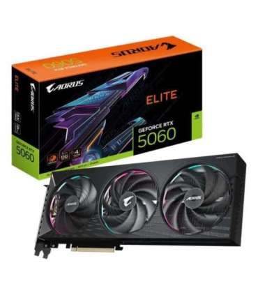 GIGABYTE AORUS GeForce RTX 5060 ELITE 8G Graphics Card - 8GB GDDR7