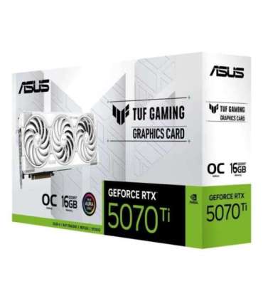 ASUS TUF Gaming RTX 5070 Ti 16 GB OC White graphics card