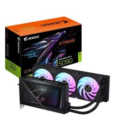GIGABYTE AORUS GeForce RTX 5090 XTREME WATERFORCE 32G Graphics Card - 32GB GDDR7, 512bit, PCI-E 5.0, 2655MHz Core Clock,