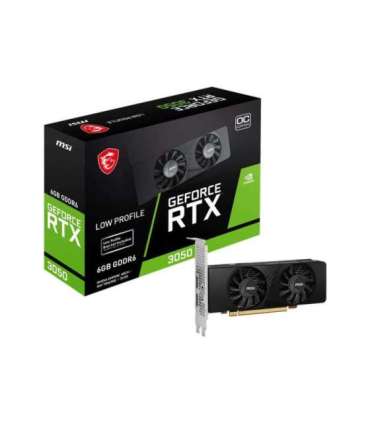 MSI GEFORCE RTX 3050 LP 6G OC graphics card NVIDIA 6 GB GDDR6