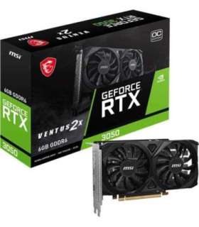 Graphics card. MSI GeForce RTX 3050 VENTUS 2X E 6G OC