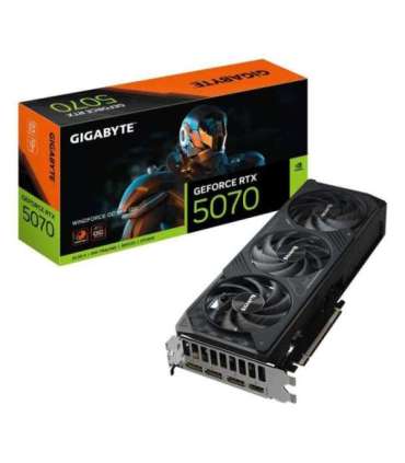 GIGABYTE GeForce RTX 5070 WINDFORCE OC SFF 12G Graphics Card - 12GB GDDR7, 192bit, PCI-E 5.0, 2542 MHz Core Clock, 3 x