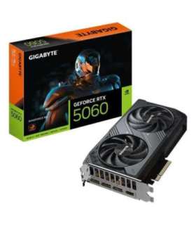 GIGABYTE GeForce RTX 5060 WINDFORCE 8G Graphics Card - 8GB GDDR7, 128bit, PCI-E 5.0, 2497 MHz Core Clock, 3 x