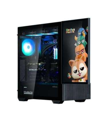 Zalman Z10 DS ATX Mid Tower PS Case Black, 120 mm  ARGB Fan x1