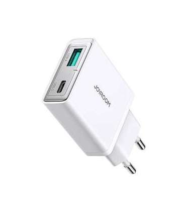 Joyroom mains charger JR-TCF14 (A+C) Super Slim 20W (white)