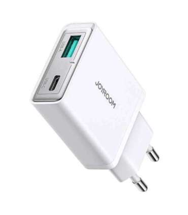 Joyroom mains charger JR-TCF14 (A+C) Super Slim 20W (white)