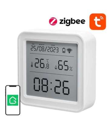 Zigbee Gosund ST17 LCD smart temperature and humidity sensor Tuya
