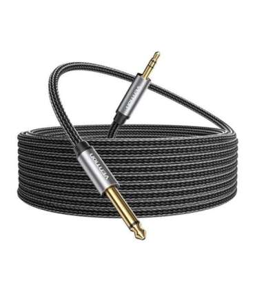 Audio cable mini jack 3.5mm male to jack 6.35mm male Vention BCYHL 10m