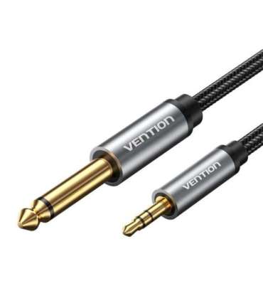 Audio cable mini jack 3.5mm male to jack 6.35mm male Vention BCYHL 10m