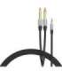 Audio cable mini jack 3.5mm to 2x jack 6.35mm male Vention BARHL 10m