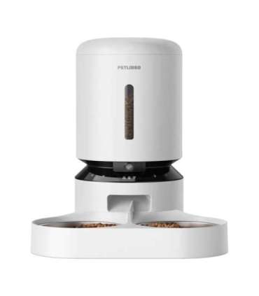 Petlibro Granary camera feed dispenser with double bowl, 5L (white)