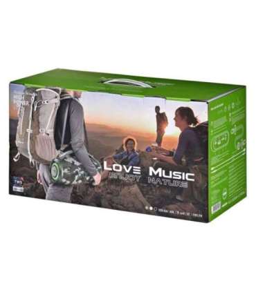 HOCO HA4 Surge Portable Speaker Blutooth/ FM/ TF card/ USB memory stick/ AUX 2 x 20 W Green