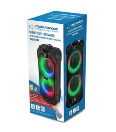 Esperanza EP157 BT FM LED RGB Speaker Black 10W