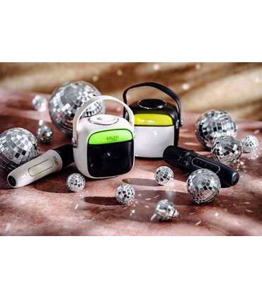 Adler AD 1199 black Karaoke speaker with microphone - SD/USB/AUX/Bluetooth