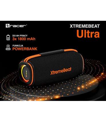 Tracer XtremeBeat Ultra TWS Portable Bluetooth Speaker Black 25 W