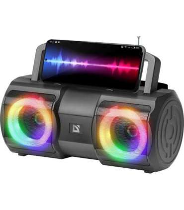 SPEAKER DEFENDER BEATBOX 20 BLUETOOTH 20W LIGHT/BT/MIC/FM/USB/TF