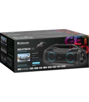 DEFENDER BEATBOX 50 BLUETOOTH SPEAKER 50W BT/RGB/TF/TypeC/IPX5/PWB