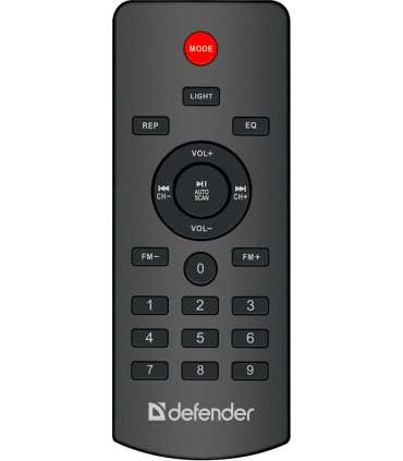 Defender Rage Stereo portable speaker Black 50 W