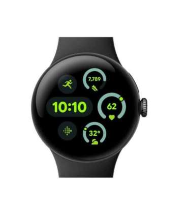 Google Pixel Watch 3 AMOLED 41 mm Digital Touchscreen Black Wi-Fi GPS (satellite)