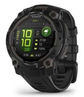 Garmin Instinct 3 AMOLED 3.05 cm (1.2") 45 mm Digital 390 x 390 pixels Touchscreen Black GPS (satellite)