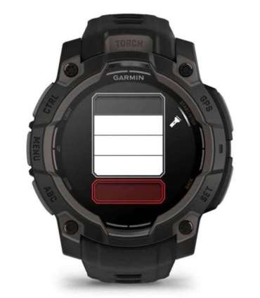 Garmin Instinct 3 AMOLED 3.05 cm (1.2") 45 mm Digital 390 x 390 pixels Touchscreen Black GPS (satellite)