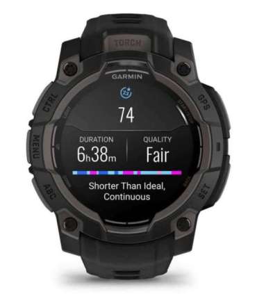 Garmin Instinct 3 AMOLED 3.05 cm (1.2") 45 mm Digital 390 x 390 pixels Touchscreen Black GPS (satellite)