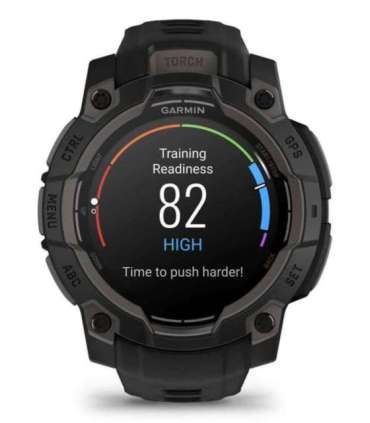 Garmin Instinct 3 AMOLED 3.05 cm (1.2") 45 mm Digital 390 x 390 pixels Touchscreen Black GPS (satellite)