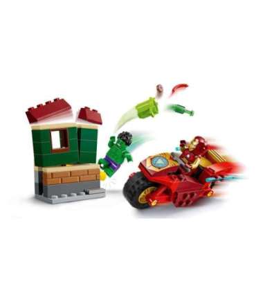 LEGO MARVEL 76287 Iron Man with Bike and The Hulk