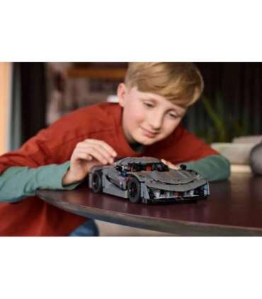 LEGO TECHNIC 42173 Koenigsegg Jesko Absolute Grey Hypercar