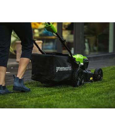 Cordless Lawnmower with Drive 40V 46 cm Greenworks GD40LM46SP - 2506807