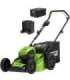 Cordless mower 60V 4Ah 46 cm Greenworks GD60LM46HPK4  - 2502807UB
