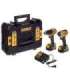 POWER TOOL COMBO KIT DEWALT DCK2062M2T (DCD709+DCF809) 18V 2X4.0AH