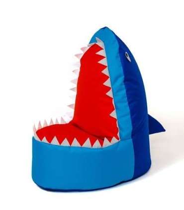 Sako sack pouffe Shark navy blue XXL 100 x 60 cm