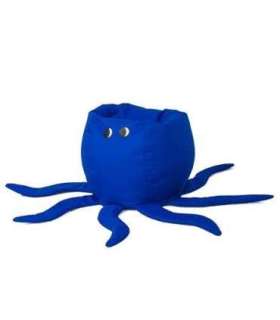Octopus blue Sako bag pouffe L 80 x 80 cm