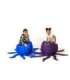 Octopus Sako bag pouffe purple L 80 x 80 cm