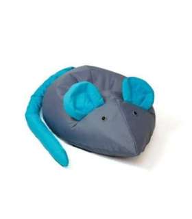 Sako bag pouffe Mouse grey-blue L 110 x 80 cm